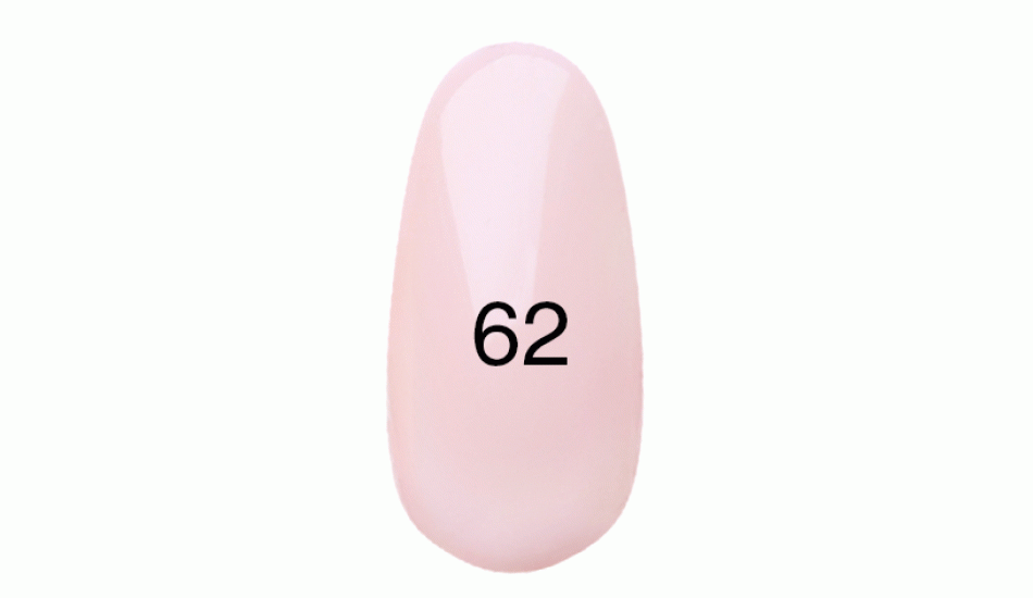 Гель лак № 62 (холодный бледно розовый, эмаль) 12 мл. - фото 1 - id-p3552930