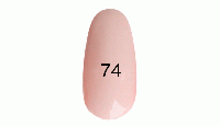 Гель лак № 74 (персиково-розовый,плотный) 12 мл.