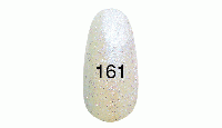 Гель лак № 161 (жемчужный с голубым перламутром и пурпурными блестками) 12 мл.