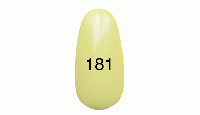 Гель лак № 181 (светло-лимонный, эмаль) 12 мл.