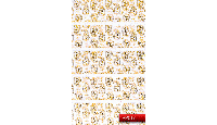 Nail Art Stickers BP 017 (золото)
