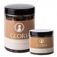 Скраб антицеллюлитный для тела с кофеином и маслом карите Gloria 200 ml, 1000 ml