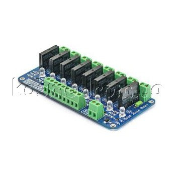 8 Channel 5V Solid State Relay Module Board - фото 1 - id-p3629595