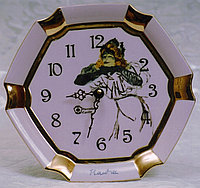 Часы "Дама Лотрека" Розовый фарфор
