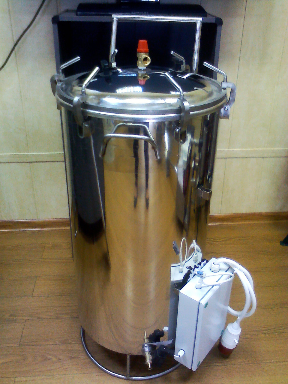 Автоклав «Фермер» на 125 литров электрический с ЭБУ V-0.4 м3 - фото 1 - id-p3634547