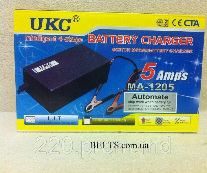 Зарядка для аккумулятора UKC MA-1205 (5 Ампер) - фото 1 - id-p3704637
