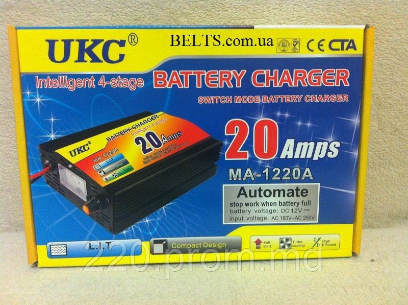 Автомобильное зарядное устройство UKC МА-1220, 20A, 12V - фото 1 - id-p3740103