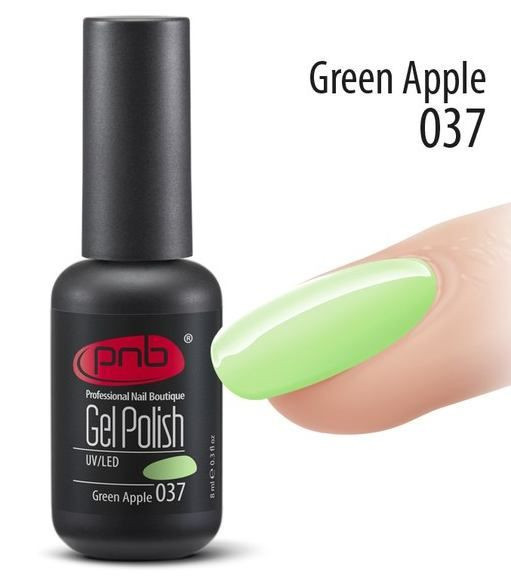Гель-лак PNB 037 Green Apple - фото 1 - id-p2858887