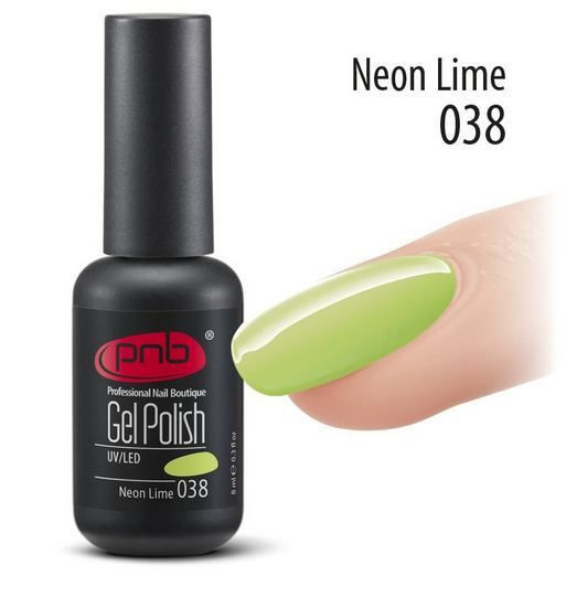 Гель-лак PNB 038 Neon Lime - фото 1 - id-p2858888