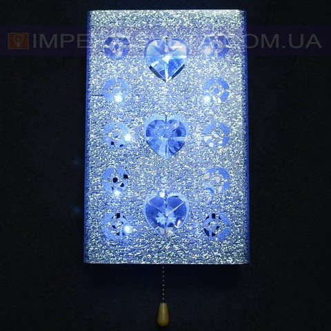 Светильник бра, настенное галогеновое IMPERIA одноламповый со светодиодной LED подсветкой MMD-440603 - фото 1 - id-p2836803