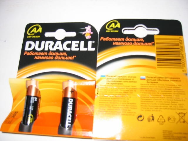 Duracell батарейки - фото 1 - id-p3763