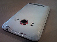 Декоративная защитная пленка для HTC EVO 4G аллигатор белый