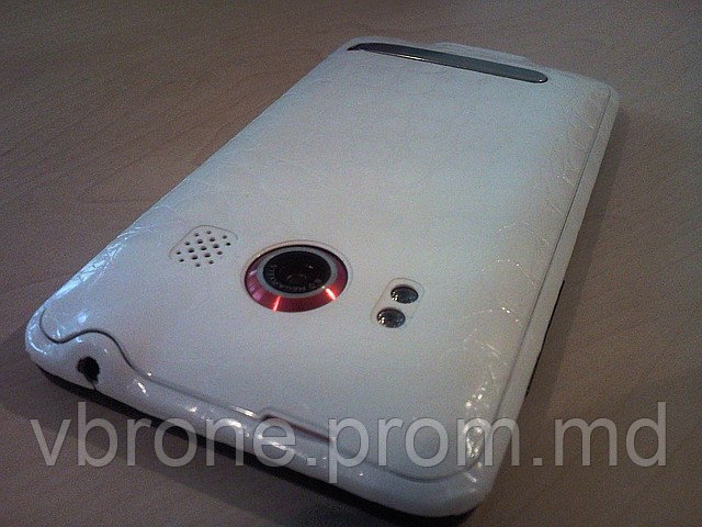 Декоративная защитная пленка для HTC EVO 4G аллигатор белый - фото 1 - id-p3865919