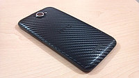 Декоративная защитная пленка для HTC One карбон черный