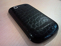 Декоративная защитная пленка для Samsung Google Nexus S аллигатор черный