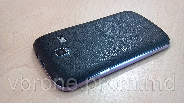Декоративная защитная пленка для Samsung Galaxy S III кожа черная - фото 1 - id-p3865962
