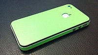 Декоративная защитная пленка для Iphone 4/4S, "яблочно-зеленая матовая"