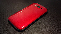 Декоративная защитная пленка для Samsung Galaxy Grand "канди красный"