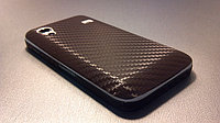 Декоративная защитная пленка для Samsung GT-S5830 Galaxy Ace "карбон коричневый"