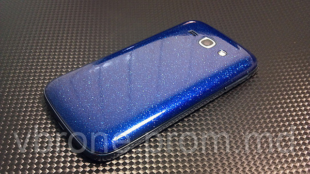 Декоративная защитная пленка для Samsung SCH-i829 Galaxy Style Duos синий кобальт - фото 1 - id-p3866424