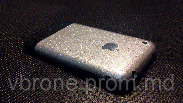 Декоративная защитная пленка для Iphone 2 бриллиант+дымчатый кварц - фото 1 - id-p3866544