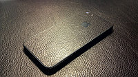 Декоративная защитная пленка для Iphone 5, кожа черная