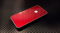 Декоративная защитная пленка для Iphone 4/4S, канди красный