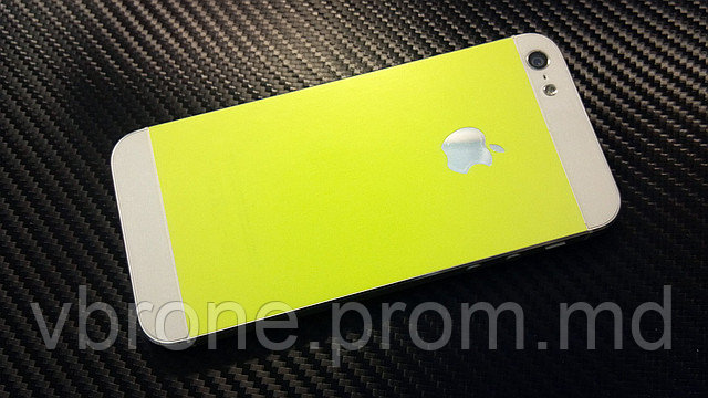 Декоративная защитная пленка для Iphone 5 лимонный - фото 1 - id-p3866550