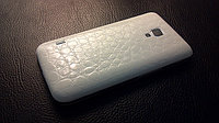Декоративная защитная пленка для LG P715 Optimus L7 2 Dual аллигатор белый