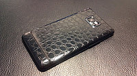 Декоративная защитная пленка для Samsung Galaxy S II GT-I9100 аллигатор черный
