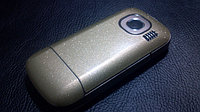 Декоративная защитная пленка для Nokia C2-06 "золотой блеск"