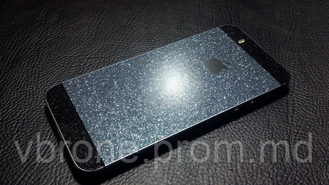 Декоративная защитная пленка для Iphone 5S "дымчатый кварц-светлый оникс" - фото 1 - id-p3866747