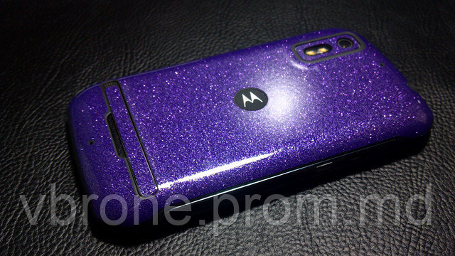 Декоративная защитная пленка для Motorola Photon 4G "сиреневый блеск" - фото 1 - id-p3866754