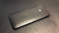 Декоративная защитная пленка для HTC One 2013 "рептилия черная"