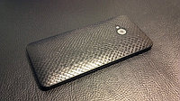 Декоративная защитная пленка для HTC One 2013 "рептилия черная"