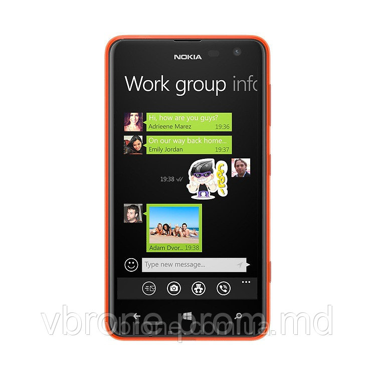 Бронированная защитная пленка для экрана Nokia Lumia 625 - фото 1 - id-p3866798