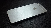 Декоративная защитная пленка для Iphone 5 "шлифованный алюминий"
