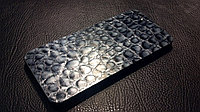 Декоративная защитная пленка для Iphone 5, "аллигатор серебристый"