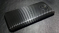 Декоративная защитная пленка для HTC Desire 609D карбон черный