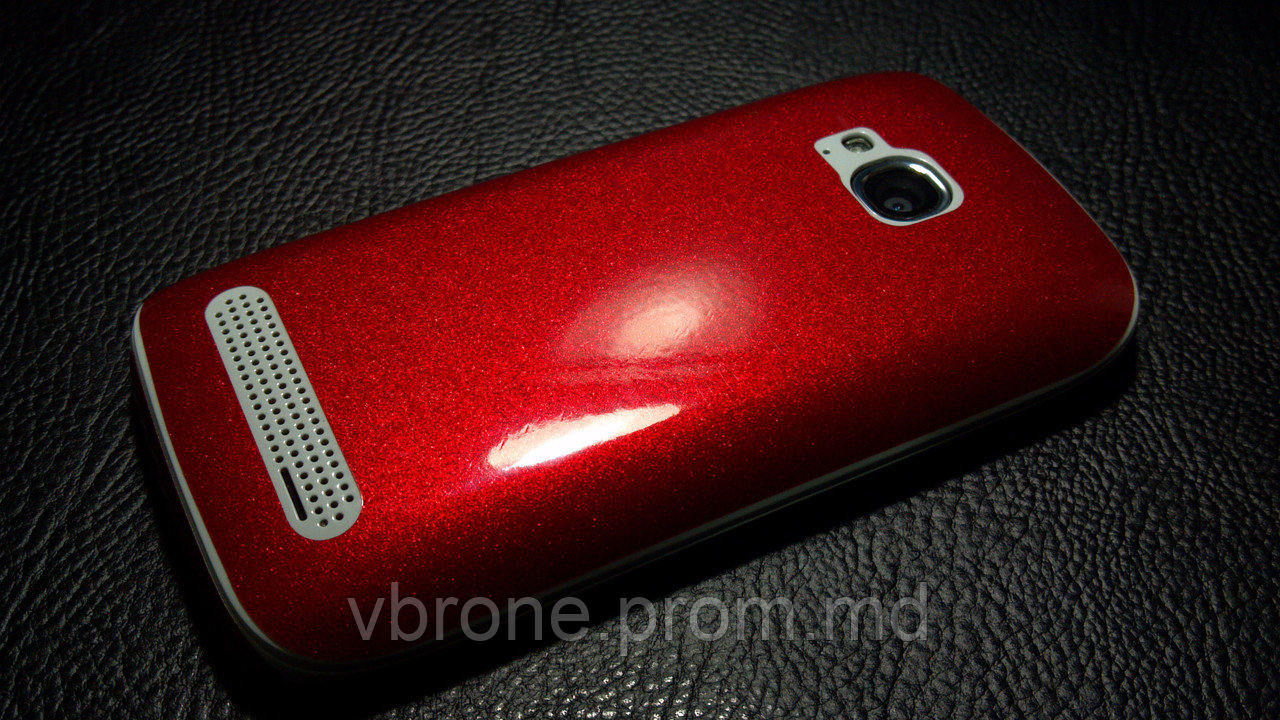 Декоративная защитная пленка для Nokia Lumia 710 "канди красный" - фото 1 - id-p3866932