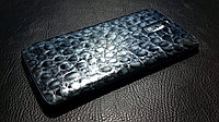 Декоративная защитная пленка для Huawei A199 Ascend G710 "аллигатор серебро"