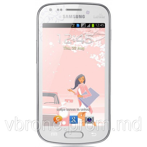 Бронированная защитная пленка на экран для Samsung Galaxy Core Duos (La Fleur) - фото 1 - id-p3867344
