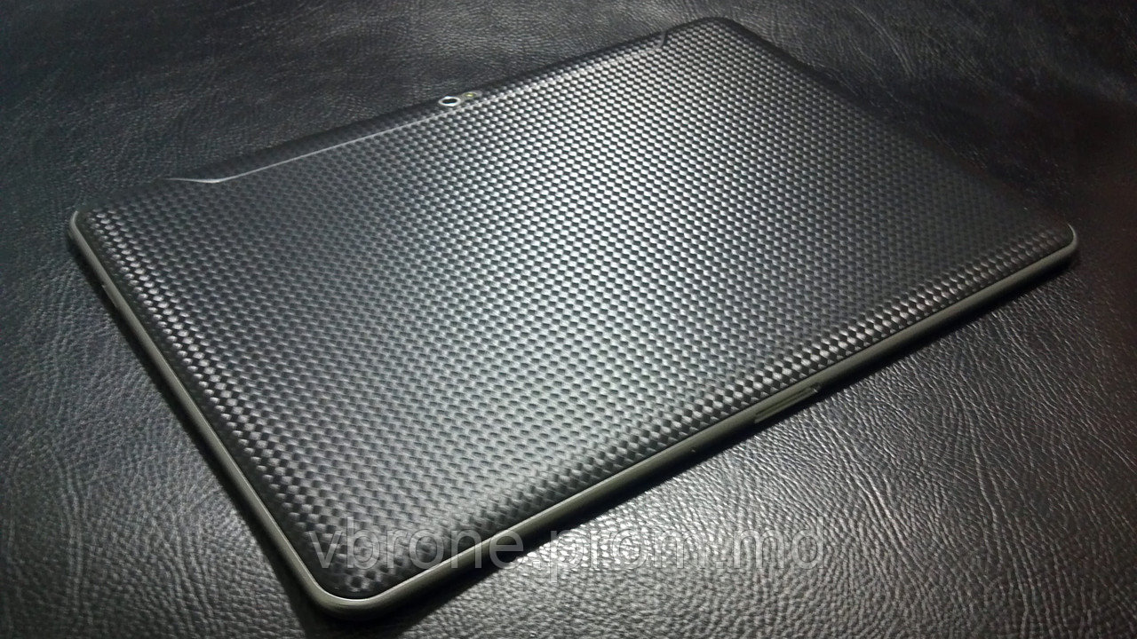 Декоративная защитная пленка для Samsung Galaxy Tab 10 карбон кубик черный - фото 1 - id-p3868161