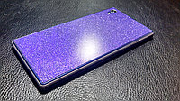 Декоративная защитная пленка для телефона Sony Xperia Z1 сиреневый блеск
