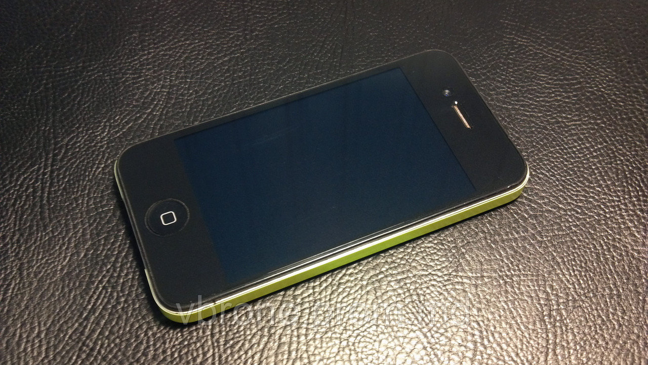 Декоративная защитная пленка для Iphone 4/4S, "лимон" - фото 1 - id-p3868207