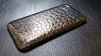 Декоративная защитная пленка для HTC D709 аллигатор коричневый