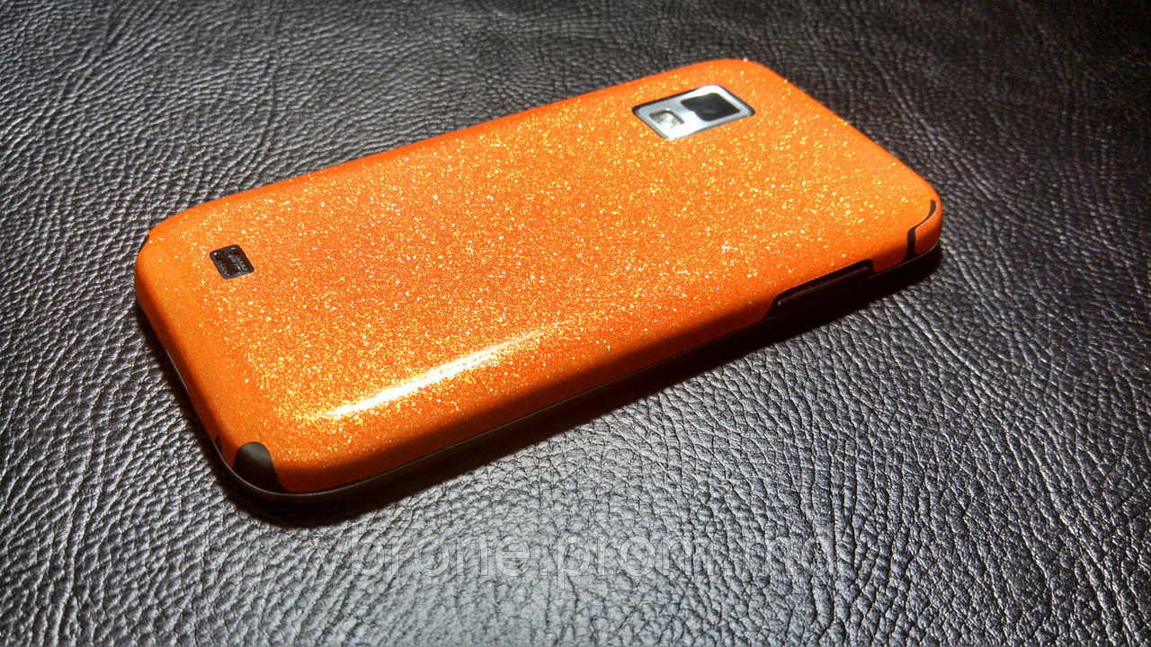 Декоративная защитная пленка для Samsung Galaxy S SCH-i500 оранжевый блеск - фото 1 - id-p3868141