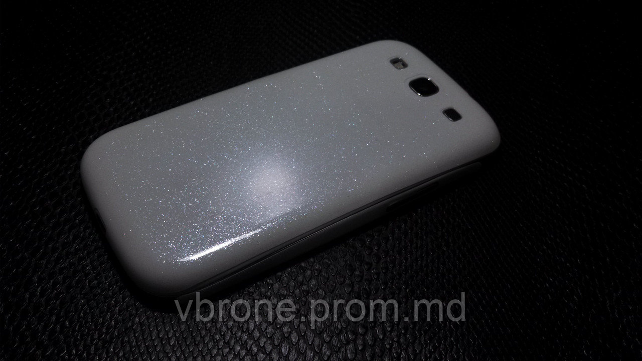 Декоративная защитная пленка для Samsung Galaxy S3 белый блеск - фото 1 - id-p3868143