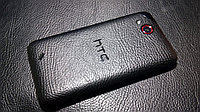 Декоративная защитная пленка для HTC T326d кожа черная
