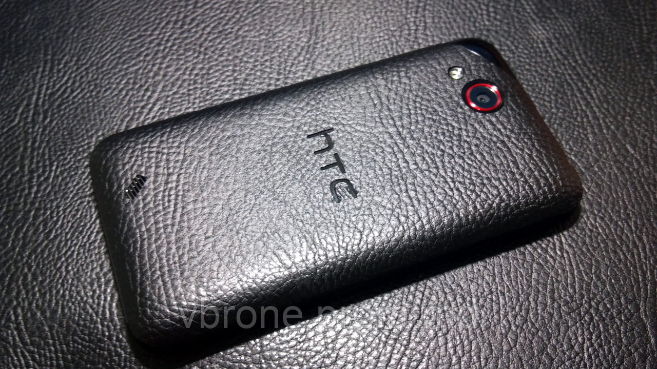 Декоративная защитная пленка для HTC T326d кожа черная - фото 1 - id-p3868235